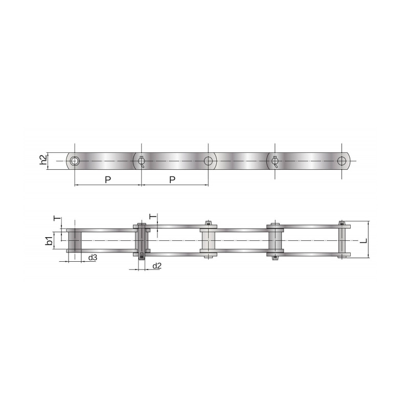 Slabhra iompair bushing